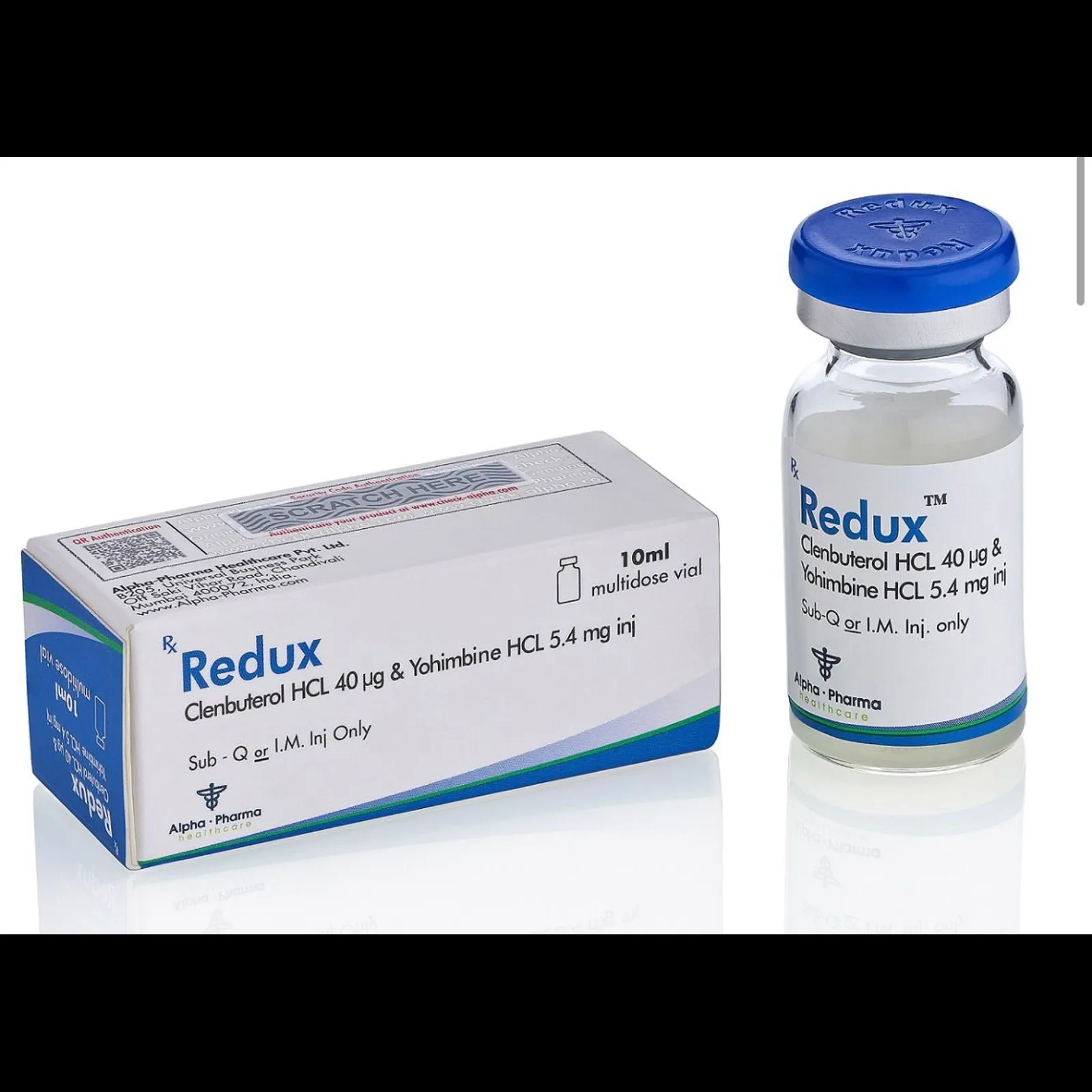 Clembuterol 40mcg + Iombina 5,4mg
